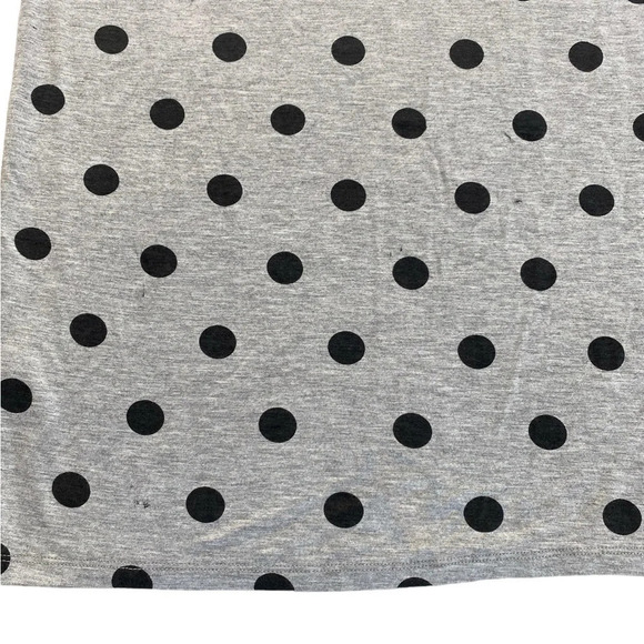 Cat & Jack | Kid’s Grey and Black Polka Dot Tshirt with Sleeve Detail Size L - Picture 7 of 7